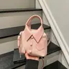 Diseño de Personalidad Estilo Coreano Nueva Tendencia de Moda 2025 Camisa Casual Simple Color Sólido Bolso Cruzado de un Solo Hombro para Mujer