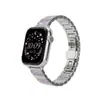 IWatch - Correa de reloj Apple con cierre de mariposa de tiras de bambú S11/12 con diamantes - Correa universal para smartwatch Xiaomi