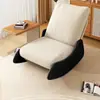 Sillón reclinable para dormir, para dormitorio y sala de estar, con ajuste de varios niveles y reposapiés.