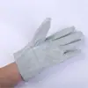 Preço especial luvas de solda proteção do trabalhador soldador resistente ao desgaste couro bovino completo curtas duas camadas três costelas anti-corte proteção dos trabalhadores atacado