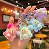 Llavero de Martwa Flocked de Tres Años Llavero de Dibujos Animados Lindo Colgante para Bolso Estudiante Colgante Pequeño de Moda