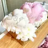 Bolas de Baño Colgantes, Esponja de Baño, Bola de Baño Exfoliante, Bola de Flor de Baño, Herramienta para Frotar la Espalda para Niñas, Gadget de Baño Espumoso, Bola de Flor de Baño