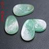 Colgante de Jade Natural Jade Dongling Esmeralda Africana Peonía Loto Orquídea Cadena para Suéter