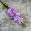 Flor artificial de delphinium individual violeta flor falsa decoración para el hogar boda flor jacinto flor de seda fábrica venta al por mayor
