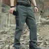 Pantalones Tácticos de Alta Venta Transfronterizos para Hombre, Primavera y Otoño, Resistentes al Desgaste, Multibolsillos, Resistentes al Agua, Pantalones Multibolsillos para Exteriores
