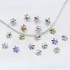 Rinestones para Uñas Dongzhou 5mm Copo de Nieve Fondo Puntiagudo Rinestones Accesorios para Aretes DIY Lujo Ligero Elegante Flor Decoración para Uñas Rinestones
