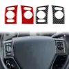 Adecuado para Ford Explorer 08-10, molduras interiores de fibra de carbono, juego completo de pegatinas decorativas para panel de elevalunas