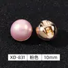 Botones de Perla Brillante Cosidos a Mano 2025 Botones Pequeños de Metal de 10 mm Botones para Cheongsam Traje Tang Botones para Camisa Botones para Falda JK