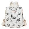 Bolsa de moda de comércio exterior transfronteiriça feminina 2024 nova bolsa de ombro com estampa de borboleta bolsa de ombro de grande capacidade atacado
