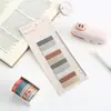 Pegatinas de Índice para Mascotas Serie de Colores Morandi con Regla, Notas Adhesivas Estilo Ins, Reutilizables y Desprendibles, Pegatinas Decorativas para Diario