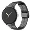 Adecuado para Google Watch Google Pixel Watch4 Acero Inoxidable Milanés Hebilla de Seguridad Correa de Metal