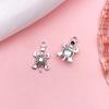 15 plata antigua kc Tortuga Dorada tortuga colgante pequeño accesorios de joyería traje 15 modelos cada 1 juego alrededor de 30 g