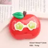 Dibujos animados DIY accesorios de resina accesorios gafas de sol de frutas pegamento de crema pasador hecho a mano funda de teléfono móvil hebilla de zapato accesorios lote