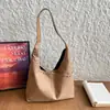Bolso tote de color liso para el día a día, bolsa de gran capacidad para mujer, nueva colección otoño 2026, diseño elegante y relajado, bolso de hombro único