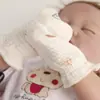 Luvas de Bebê Transfronteiriças, Luvas de Algodão Puro Anti-Arranhões, Luvas Protetoras Respiráveis para Recém-Nascidos de 0 a 3 Meses, Luvas Anti-Mordida