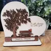 2025 Nueva Decoración Transfronteriza para Bodas y Día de San Valentín Regalo Conmemorativo de Madera para Pareja de Aniversario