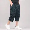 Pantalones Cargo Cortos Sueltos de Verano para Hombre con Múltiples Bolsillos, Pantalones Deportivos para Hombre al Aire Libre, Pantalones Casuales Juveniles de Algodón de Cintura Media, Modernos