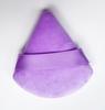 Esponja Triangular Suelta para Polvos, Esponja de Maquillaje Ultra Suave para Fijación, Sin Esquinas Muertas, Esponja de Polvo Corta en Forma de Abanico de Terciopelo, Esponja para Polvo Seco, Cosméticos