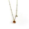 TikTok Novo Estilo Fu Personagem Pingente Colar Feminino Leve Luxo Nicho Design Alto Textual Fu Personagem Clavícula Corrente Famosa Estilo Étnico Jóias
