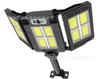 Farola solar ajustable para exteriores, luz de calle impermeable con control remoto para jardín, nueva farola solar de inducción