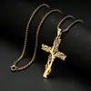 Temu Nuevo Collar de Acero de Titanio para Hombre Árbol de la Vida Cruz, Collar de Acero Inoxidable Personalizado de Moda Joyería