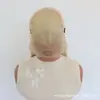 Bestseller transfronterizo estilo europeo y americano peluca de encaje de área grande 13*6 para mujer, peluca de cabello sintético largo y liso, en stock en la fábrica
