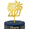 Direitos Autorais 2027 Decoração de Bolo de Feliz Ano Novo Inserções Adereços de Acrílico Decorações de Festa de Ano Novo Enfeites