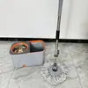 Venta Directa de Fábrica Cubo para Mopa con Mopa Giratoria, Limpieza sin Contacto con las Manos, Herramienta de Limpieza para el Hogar, Limpieza en un Solo Paso, Herramienta de Doble Uso Seco y Húmedo para Personas Perezosas