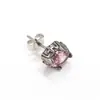 Nuevos pendientes de aro con cruz de circón incrustado de estilo retro de alta gama, pendientes de acero de titanio simples y versátiles para hombres y mujeres, estilo japonés y coreano, venta directa