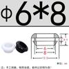 Anillo de Sellado Protector de Cable de Silicona Resistente a Altas y Bajas Temperaturas Anillo de Sellado Ranura Ensanchada Anillo de Goma Bobina Protectora de Doble Cara Anillo de Goma Impermeable