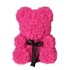 Oso de Flores de Rosa de 40 cm Flor Artificial Flor de Espuma Flor de Espuma Creativa Oso de Abrazo Caja de Regalo Regalo de Cumpleaños