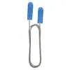 Cepillo de limpieza para tuberías de agua de acuario, cepillo para tuberías rígidas de acero inoxidable con refrigeración por agua para entrada y salida de tuberías de tanque de filtro, estanque de peces