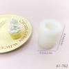 Molde de silicone para casquinha de sorvete decoração de bolo de açúcar ferramentas de panificação de chocolate molde de amassamento de argila para sabão artesanal