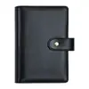 Caderno A6 de Folhas Soltas Mais Vendido no Exterior, Logo Personalizável, Capa Destacável de Folhas Soltas, Planejador de Orçamento em Dinheiro de Couro PU