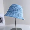 Sombrero de Cubo de Punto Versátil para Exteriores, Estilo Japonés, Tendencia, para Mujer, Primavera y Verano