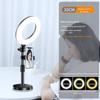 Luz de Preenchimento para Transmissão ao Vivo de Celular Luz de Celebridade da Internet Luz de Preenchimento para Fotos Luz para Fotografia de Mesa Lâmpada de Beleza Luz de Preenchimento Circular Suporte para Celebridade da Internet Beleza