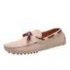 Sapatos Masculinos de Tamanho Grande 2025 Novos Quatro Estações Modernos Simples Slip-On Mocassins Transfronteiriços Outdoor Casuais Sapatos de Dirigir