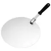 Pala para Pizza de Acero Inoxidable de Grado Alimenticio, Pala Redonda para Pizza, Pala de Transferencia para Pastel de Pizza, Pala Plegable Multiusos para Pizza