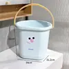Elegante set de tocador estilo cubo para dormitorio estudiantil, lavabo y vaso para enjuague bucal para residentes, esenciales para el regreso a clases