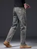 Ropa de Hombre Fengshe / Novedad Otoño 2026 Pantalones Vaqueros para Hombre Sueltos Rectos Elásticos Casuales Venta al por Mayor