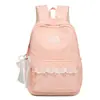 Nuevo Mochila Casual de Alto Valor con Lunares Frescos y Flores Pequeñas para Niñas de Secundaria Reductora de Carga para Estudiantes de Secundaria