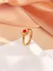 Nuevo Anillo de Acero Inoxidable del Joker Transfronterizo Diamante Gema Agresivo 18K Anillo de Sentido Avanzado Fábrica de Joyería Outlet