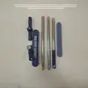 Escova para limpeza de janelas com cabo extensível, com cabeças giratórias em ambos os lados, adequada para vidros, pisos, paredes e espelhos
