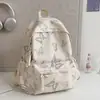 Mochila Personalizada con Estampado de Mariposas, Bolso Escolar para Estudiante de Secundaria, Mochila de Viaje Ligera de Gran Capacidad para Mujer, Transfronterizo