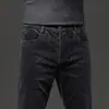 Pantalones Casuales de Pana Ligeros para Hombre de Otoño e Invierno Tubo Recto Microelásticos Juventud Negocios Engrosados Casuales Cálidos Casuales