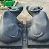 Par de Esculturas de Búfalo Reclinable de Piedra Negra y Verde para Exteriores, Esculturas de Piedra de Búfalo de Agua Talladas para Jardines, Esculturas de Búfalo de Piedra del Zodiaco, Fabricante