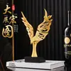 Nuevo Estilo Chino Gran Espectáculo Gran Tu Águila Adornos Viento y Agua Sala de Estar Entrada Oficina Gabinete de Vino Gabinete de TV Decoración Artística