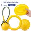 Em estoque EVA pet toy ball dog flutuante Frisbee cão de treinamento cão puxar anel mordida resistente molar bola bola de corda