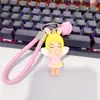 Figuras de Juguete Grandes de Moda al por Mayor, Colgantes de Llavero de Anime de Dibujos Animados, Accesorios Lindos de Muñecas de Resina para Niños