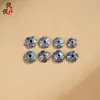 Accesorios de plata antigua, portacuentas, portaflores, tapas para cuentas, separadores de cuentas, almohadillas, accesorios para pulseras de cristal para manualidades, plata 99.9%